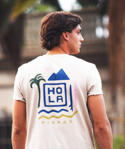 HOLA TEE unisex | sand