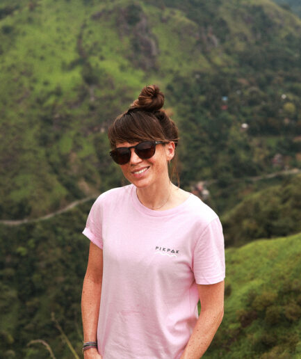 HOLA TEE women's | powder pink